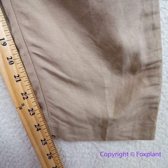 New! EXPRESS‎ Belted Linen-Blend Utility Jumpsuit, size M - Picture 10 of 16